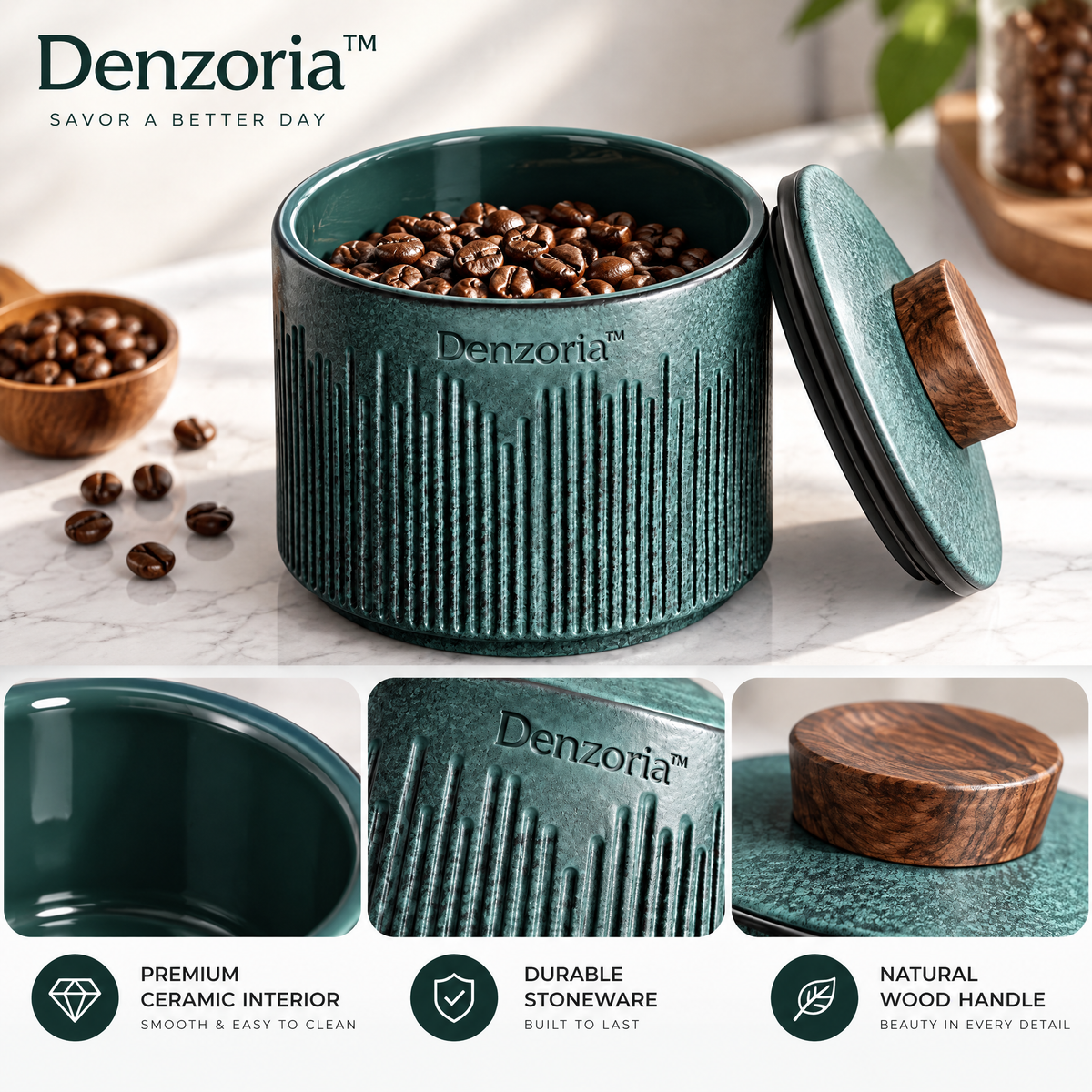 Denzoria™ Modern Sculptural Tabletop Decor – Elegant Artistic Home Accent