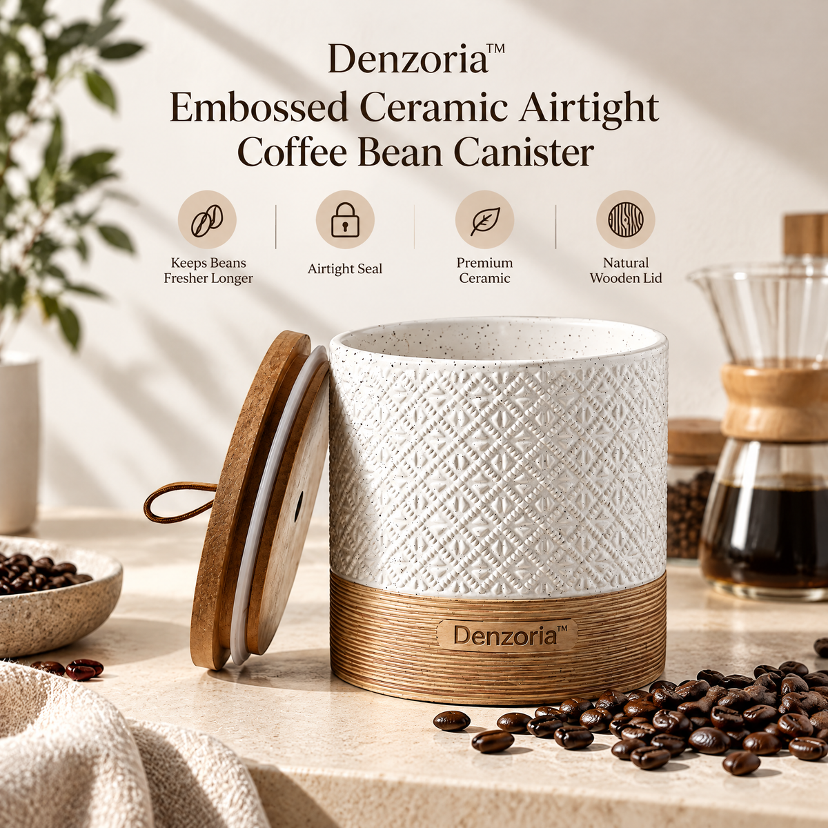 Denzoria™ Contemporary Sculptural Display Object – Modern Artistic Home Decor Accent