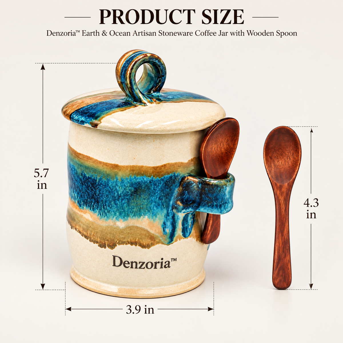 Denzoria™ Abstract Sculptural Decor Object – Modern Artistic Home Accent