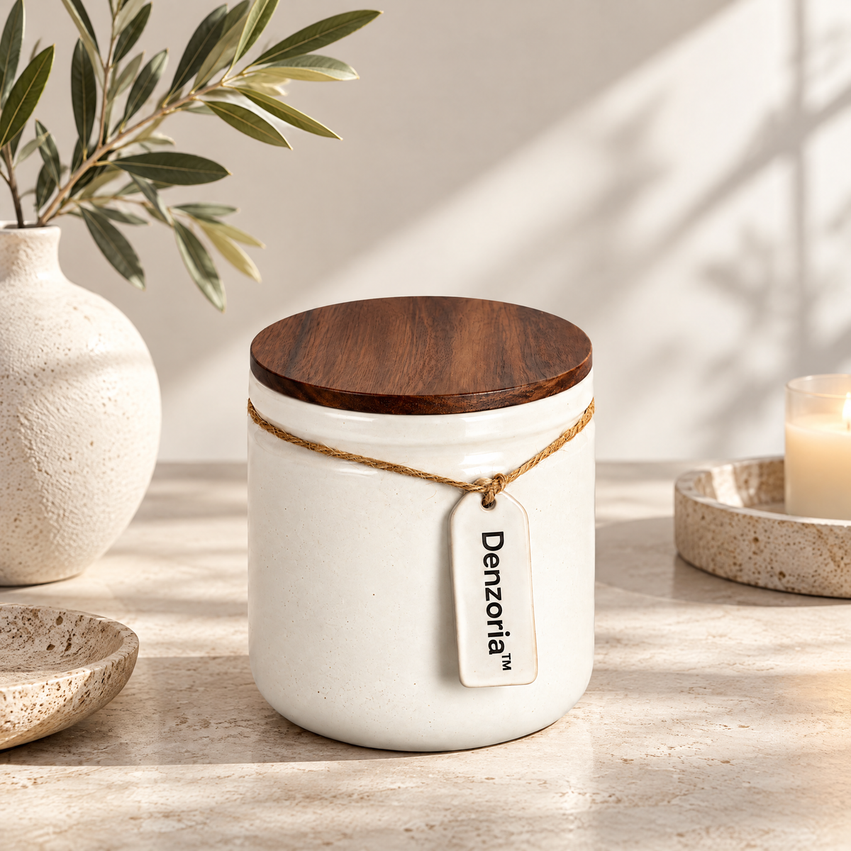 Denzoria™ Contemporary Sculptural Home Accent – Minimalist Artistic Decor Object