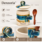 Denzoria™ Abstract Sculptural Decor Object – Modern Artistic Home Accent