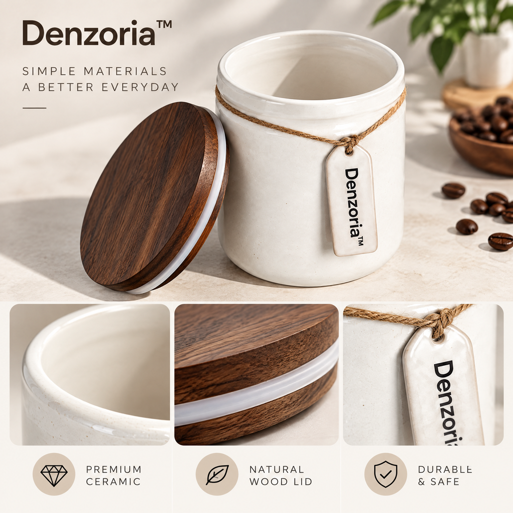 Denzoria™ Contemporary Sculptural Home Accent – Minimalist Artistic Decor Object