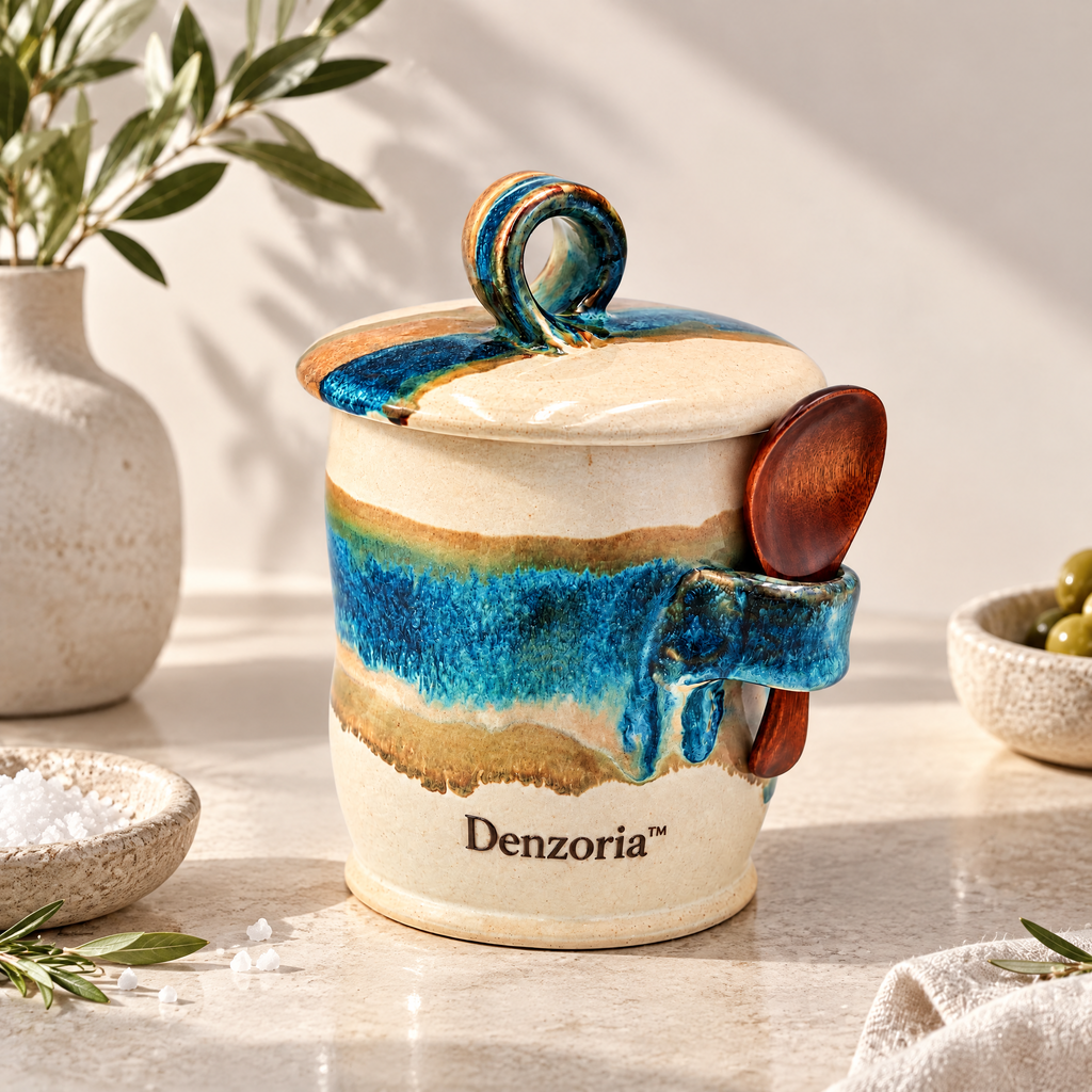 Denzoria™ Abstract Sculptural Decor Object – Modern Artistic Home Accent