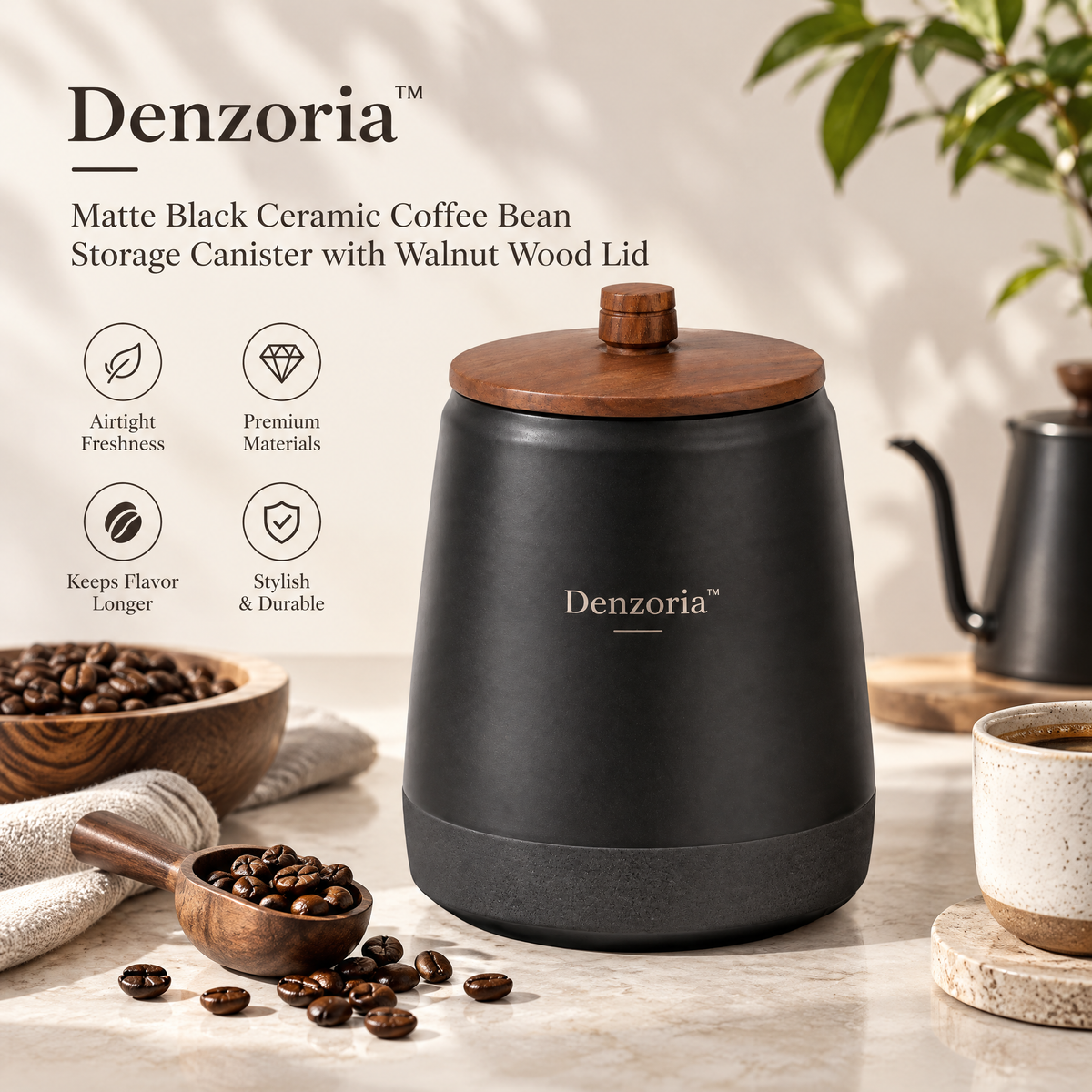 Denzoria™ Minimal Sculptural Home Object – Contemporary Artistic Decor Accent
