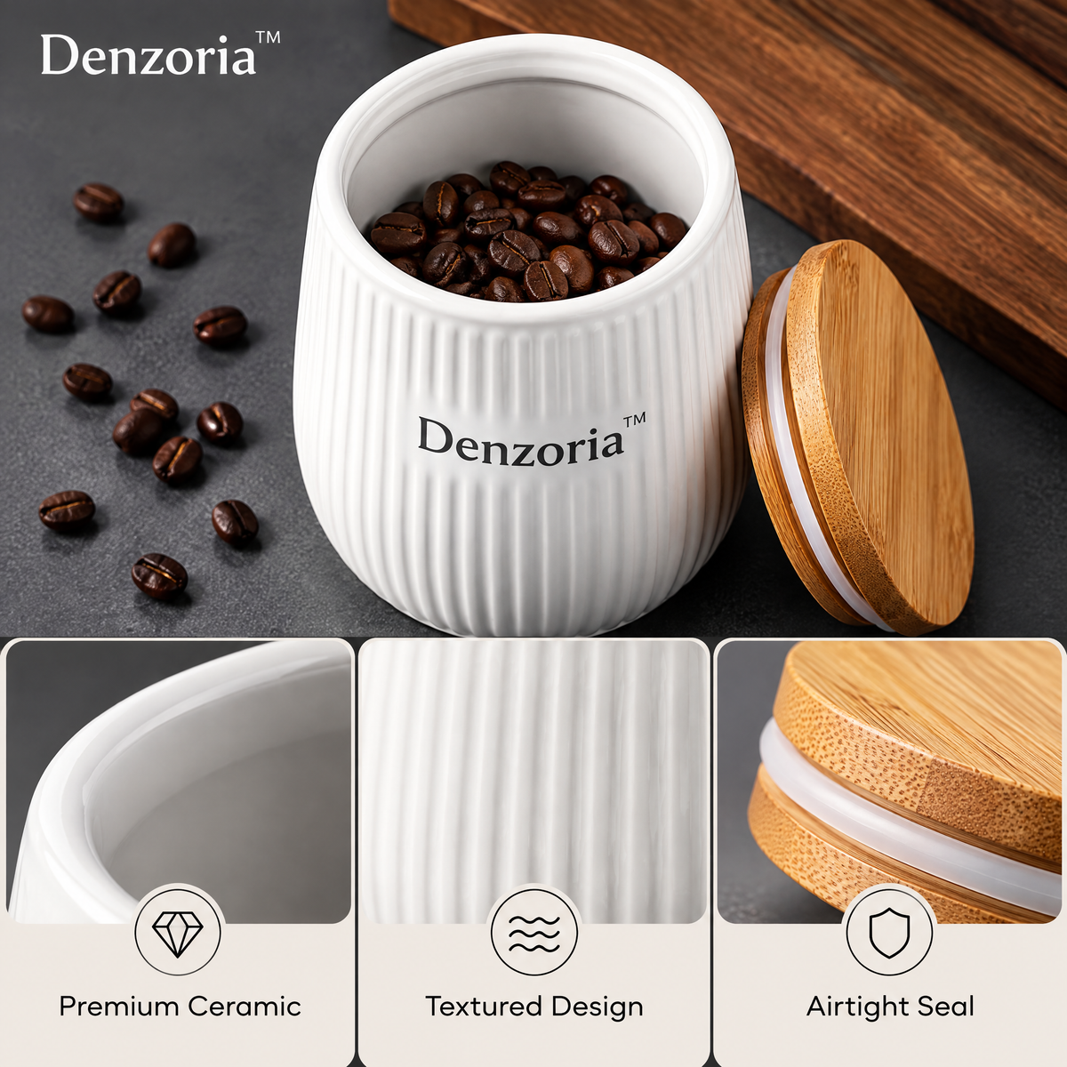 Denzoria™ Artistic Sculptural Tabletop Accent – Modern Decorative Home Object