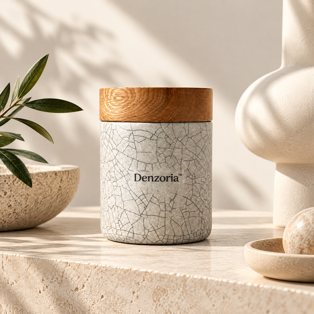 Denzoria™ Organic Sculptural Decor Object – Modern Artistic Home Accent
